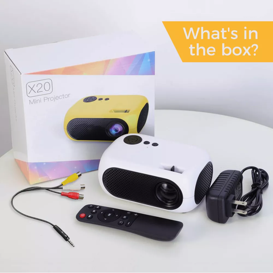 The Movie Cube - Mini Projector Support 1080P Full HD - UP TO 50% OFF & FREE SHIPPING!