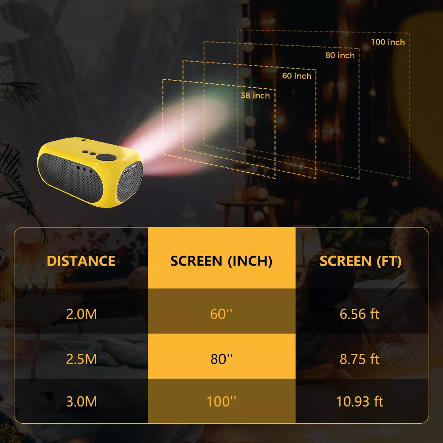 The Movie Cube - Mini Projector Support 1080P Full HD - UP TO 50% OFF & FREE SHIPPING!