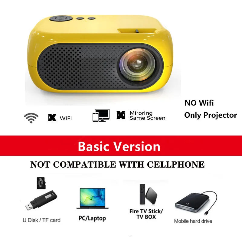 The Movie Cube - Mini Projector Support 1080P Full HD - UP TO 50% OFF & FREE SHIPPING!