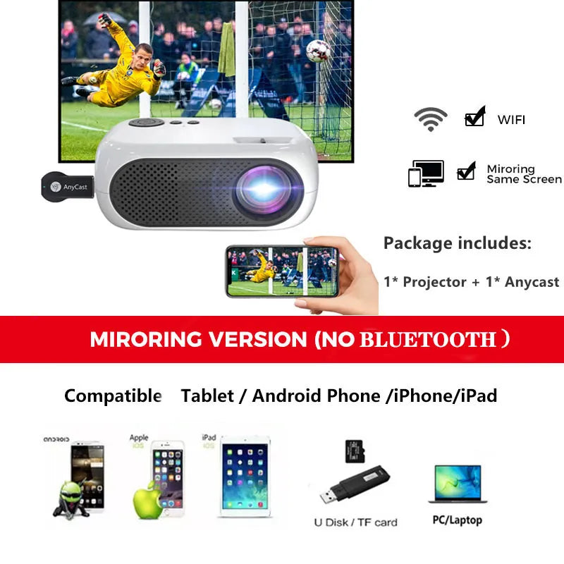 The Movie Cube - Mini Projector Support 1080P Full HD - UP TO 50% OFF & FREE SHIPPING!