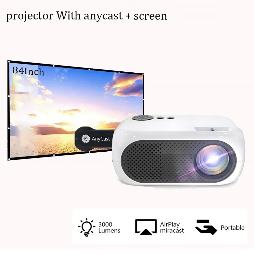 The Movie Cube - Mini Projector Support 1080P Full HD - UP TO 50% OFF & FREE SHIPPING!